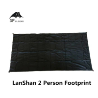 3F UL GEAR LanShan 2 Tent footprint waterproof wearproof groundsheet original silnylon ground cloth 210*110cm