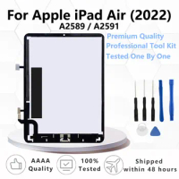 NEW For Apple iPad Air 2022 5th Gen Touch Screen Digitizer Glass Panel &amp; LCD Display Assembly Replacement For iPad A2589 /A2591