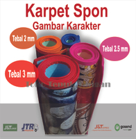 KARPET MOTIF KARAKTER tebal 2, 2,5 & 3 mm/KARPET PIKNIK/KARPET MURAH/ALAS TIKAR