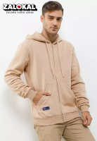 REMIX JEANS Jaket Resleting Hoodie Pria 2521J41