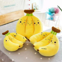 New Boneka Banana  Boneka Pisang Bahan Soft Boneka Buah