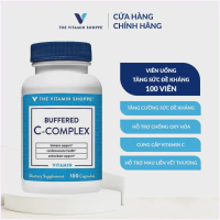 Viên uống tăng sức đề kháng THE VITAMIN SHOPPE Buffered C-Complex 100 viên