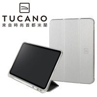 義大利 TUCANO Satin iPad A16/第10代 專用 緞面高質感保護殼 - 銀色