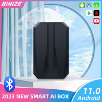 Binize CarPlay Smart Ai Box Wireless Android Auto Android 11.0 Netflix YouTube For VW Honda Hyundai Mazda Kia