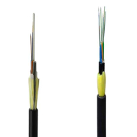 adss 2 core fibre optic cable,48 core adss optic fibre cable,adss double jacket self-supporting fiber optic cable