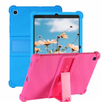 Silicone case for Samsung Galaxy Tab S6 Lite 2022 stand cover S6Lite SM-P610 P613 P615 P619 anti-crack holder
