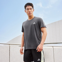 【adidas 愛迪達】 短袖上衣  T恤 吸濕排汗男 H34487