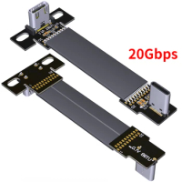 20G Gen2x2 USB 3.2 Type-C Extension Flat Ribbon Cable FPV Slim Soft Flexible FPC Charging Data Brushless Handheld Gimbal Monitor