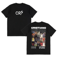New Cristiano Ronaldo CR7 Printed Cotton Unisex T-Shirt Cod