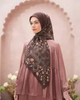 Heaven Lights - Dama Scarf - Scarf Motif Wanita Maroon