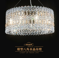 舞光 環型八角水晶吊燈【9燈】質感照明 居家藝術 時尚典雅 室內用 透明水晶 客廳餐廳 好商量~