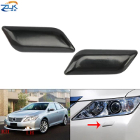 ZUK Front Bumper Headlight Headlamp Washer Nozzle Cover Cap Housing For TOYOTA CAMRY AURION 2012 2013 2014 None Painted
