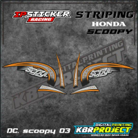 (cod) SCOOPY ALL STIKER MOTOR - Sticker Striping Variasi - List Motor SCOOPY KARBU 03 Racing Modifik