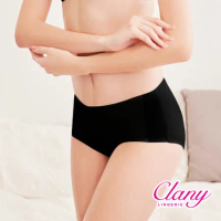 【可蘭霓Clany】-2度C奈米涼感透氣中腰 M-XL內褲(神秘黑 2209-63) 台灣製