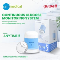 YUWELL AT5 Anytime CGM Sensor / Continuous Glucose Monitor (CGM) / Alat Cek Gula Darah Real Time 24 
