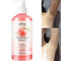 350ml Facial Scrub Exfoliating Cream Female Cleaning Deep Peeling Whitening Moisturizer Body Scrub Mud And Care Gel Rub Skin
