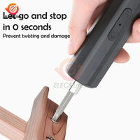 Mini 3.7V Electric Screwdriver Battery Rechargeable Cordless Screwdriver Portable Power Tools Drill Smart Screw Driver