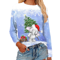 [B]2025 European and American Cross Border Women's Wear Wish Independent Station EBay Christmas Prin