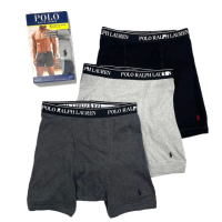 【RALPH LAUREN】Ralph Lauren 開洞設計 長版內褲 純棉 拆賣 無吊牌 內著 男內褲 polo(內褲9855)