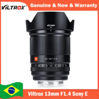 【DO BRASIL】VILTROX 13mm F1.4 Sony E Mount Ultra Wide Angle APS-C AF Lens for Sony E-Mount Camera ZV-E10 a7 a600 a6600