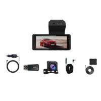 4K Dash Camera Car DVR Video Recorder Ultra HD 2160P GPS Track WiFi Night Vision Dashcam Support 1080P Rear Camera B11P