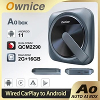 Ownice A0 Wired to Wireless CarPlay Adapter Dongle Android Auto Ai Box Car Media Box for ipTV Spotify Youtube for Kia VW Toyota