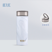 IKUK艾可 陶瓷保溫杯大好提520ml保溫瓶-大理石(內膽陶瓷一體成形 無接縫 不掉漆)