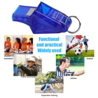 Extra Loud Sports Whistle Ball-Less Design Professional Sport Whistle with Rope Mouthguard for Coaches Referees Lifeguards