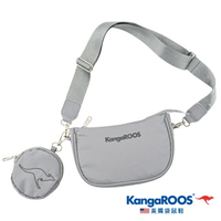 KangaROOS美國袋鼠鞋 中性 男女款 多功能側背包 小包 隨身小包 [KA32685] 星空灰【巷子屋】