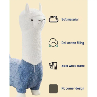 Alpaca Stool Creative Animal Chair Home Decoration