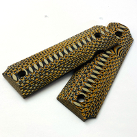 รุ่นร้อนข้ามพรมแดน 1911Grips G10 Full size 1911 ที่จับ G10 แพทช์จับ แพทช์ยุทธวิธี