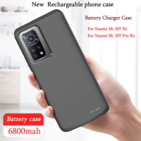 6800mAh Battery Charger Case For Xiaomi Mi 10T 5G Case External Backup Charging Cover For Xiaomi Mi 10T Pro 5G Battery Case