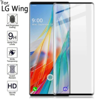 For LG Wing Full Coverage Screen Protector 9H Hardness Tempered Glass HD Clear Screen Protective Film For LG Wing 5G Accessories