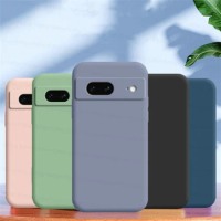 For Google Pixel 7 Case Google Pixel 6A 7A 6 7 8 Pro Cover Cases Shockproof Liquid Silicon TPU Phone Back Cover Google Pixel 7
