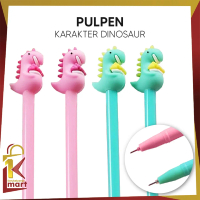 [COD] SM A33 Pena Dino Anak Lucu Pulpen Gel Motif Karakter Dinosaurus Stationery