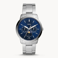 【FOSSIL】Machine經典皮帶腕錶42mm-黑灰咖皮(FS5900)