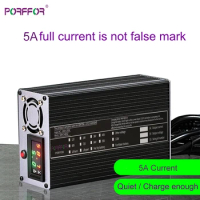 Porffor 5A Lead-acid charger 60V 67.2V 71.4V 73V 75.6V Li-ion/Lithium/nmc/Li-polymer/LFP/lifepo4/ battery charger