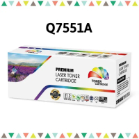 หมึกเลเซอร์ โทนเนอร์ ตลับเทียบเท่า Q7551A (6.5K) Color box ดำ