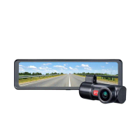 【PX 大通】HR9 PRO 10.88吋 GPS 雙鏡星光級行車紀錄器電子後視鏡＋128G記憶卡(行車記錄器)