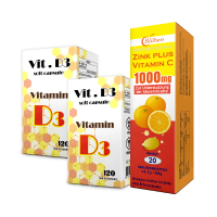 【秉新藥業】維生素D活力軟膠囊＋貝斯特 速補美C含鋅發泡錠＋維生素D活力軟膠囊營養組(營養補充)