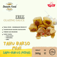 Tahu Bakso Mini Sapi Halus Pedas Premium, isi (12 pcs)