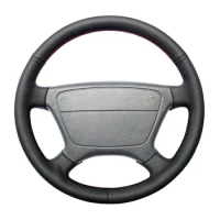 Black Artificial Leather Steering Wheel Cover for Mercedes Benz C-Class W202 CL-Class C140 E-Class W