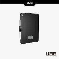 強強滾p-【UAG】iPad 10.2吋耐衝擊鍵盤適用保護殼-黑 (美國軍規 防摔殼 平板殼 保護套)