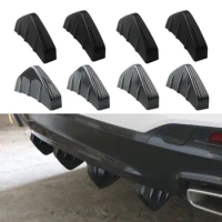 4pcs Car Carbon Fiber Rear Bumper Shark Fins for Lexus ES CT IS RC LFA RX GS LS SC GX LX HS NX UX LC 200 300h 350 LX450 LX570 ES