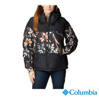 Columbia 哥倫比亞 女款 -保暖連帽外套-黑色印花 UWR02970FD /FW22