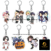 Móc chìa khóa hoạt hình Noragami Acrylic Móc khóa mô hình YATO hai Hiyori Phụ Kiện Móc khóa trang tr