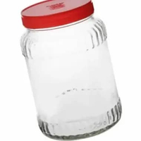 TP2 Toples Besar Kaca Beling Bening Awet Murah Tebal Kedap Premium Kedaung 1.5L Food Storage Caniste