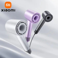 XIAOMI MIJIA H501 Electric Hair Dryer High Speed 62m/s Wind Speed Negative Ions 110,000 Rpm Professional Care 1600W Quick Dry