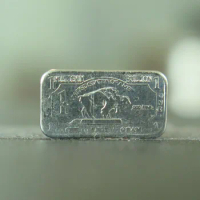 Hot new prodducts Metal Crafts Old Badge Prices Gold Badge 1 Gram Molybdenum Buffalo Bar A076
