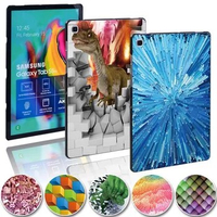 New 3D Pattern Series Protective Cover for Samsung Galaxy Tab A A6 7.0 9.7 10.1 10.5 "/E 9.6 "/Tab S5e 10.5 " Tablet Case + Pen
